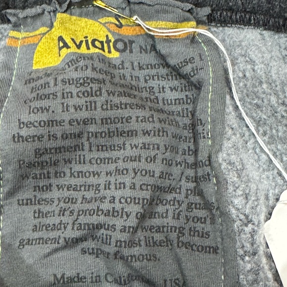 NWT🔥AVIATOR NATION ALL SEASONS MOUNTAIN  CHEVRON 5 STRIPES SWEATPANTS *RARE - Picture 4 of 14